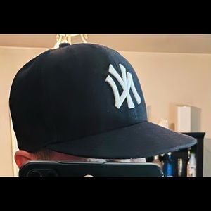 NY Yankees Official On-Field Blue Ball Cap.